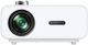 BlitzWolf BW-V5Max Mini Projector LCD Full HD LED Lamp with Built-in Speakers White