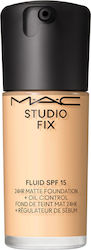 M.A.C Studio Fix Лилаво/бяло SPF15 Nc13 30мл