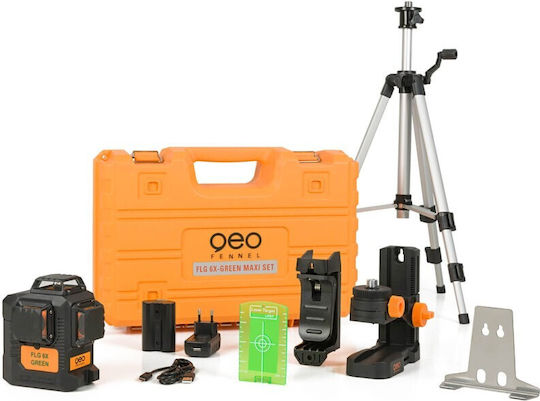 Geo Fennel Gmbh Αυτορυθμιζόμενο Γραμμικό Αλφάδι Laser Πράσινης Δέσμης