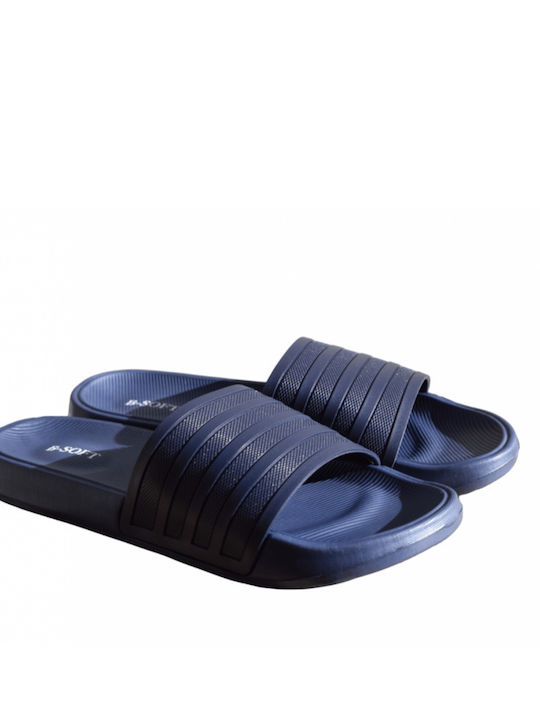 B-Soft Herren-Sandalen Blau