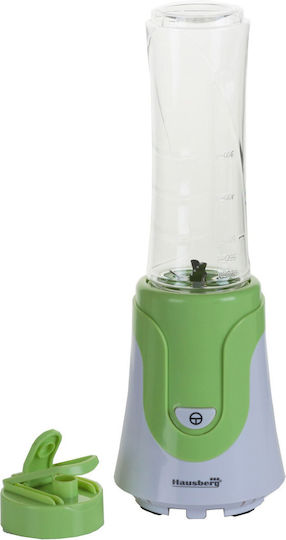 Hausberg Blender with Plastic Jug 600 ml 300W Green HB-7676VR