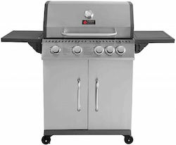 Gas Grill and Smooth Plate