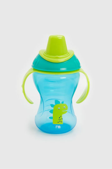 Mothercare Δεινοσαυράκι Εκπαιδευτικό Μπιμπερό Σιλικόνης με Λαβές Πολύχρωμο