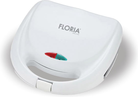 Zilan Sandwichmaker für 2 Sandwiches 800W Weiß