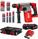 Milwaukee M18 Blhx100p502p Impact Demolition Hammer Battery Brushless 18V 2x5Ah with Chuck SDS Plus 4933498243