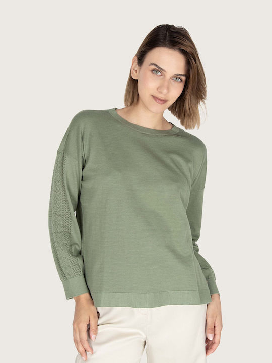 Indi & Cold Women's Sweater Green