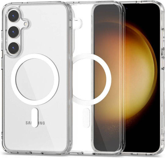 Ancus Magnetic Back Cover Σιλικόνης / Πλαστικό Διάφανο (Galaxy S24+)