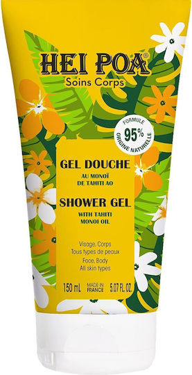 Hei Poa Promo Gel de Duș Tahiti Ulei de Monoi Baie de Spumă Parfum Monoi 150ml