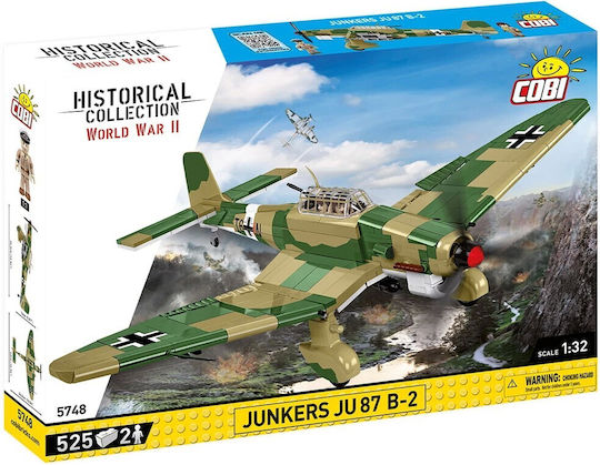 Cobi Bauklötze Historical Collection Wwii Junkers Ju 87 B-2 für 7+ Jahre 525 Stück