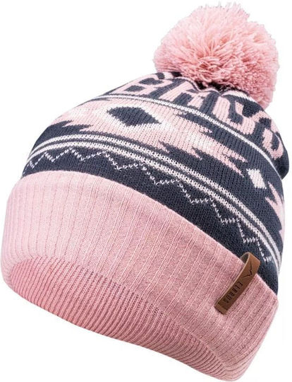 Beanie Frauen Beanie Gestrickt in Rosa Farbe