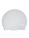 Speedo Long Hair Silicone Adults Swimming Cap Silver