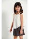 Kinder-Shorts/Bermudas Stoff Schwarz