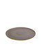 Espiel Calabria Plate Shallow Ceramic Beige with Diameter 28.6cm