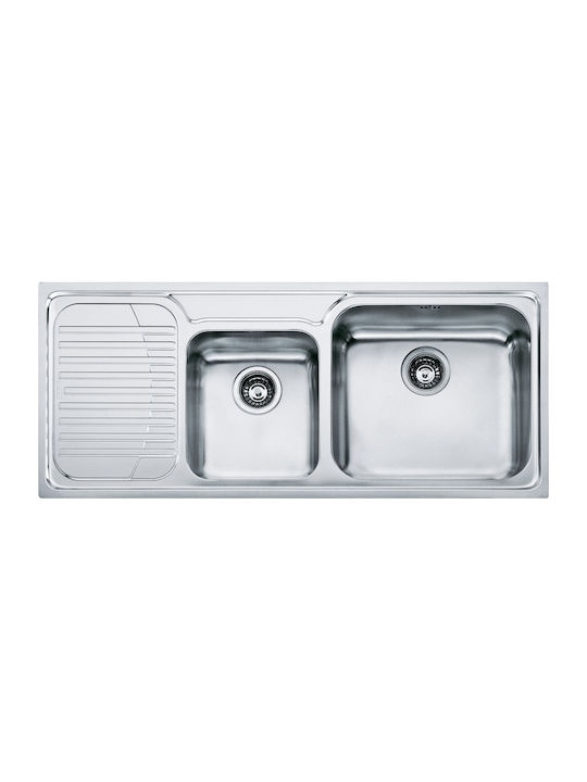 Franke New Infinito Inx 621-n 1010176438 Drop-In Spüle Links Inox B116xT50cm Silber