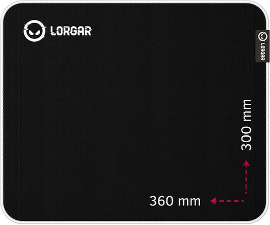 Lorgar LRG-CMP753 Gaming Mouse Pad Medium (360mm) Μαύρο