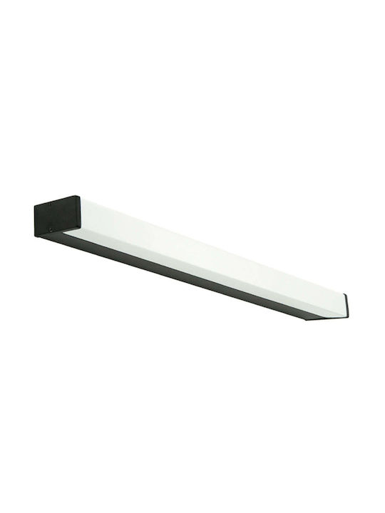 Zambelis Lights Lamp Bathroom with Integrated LED and Warm White Light Black 55x8x3.8cm