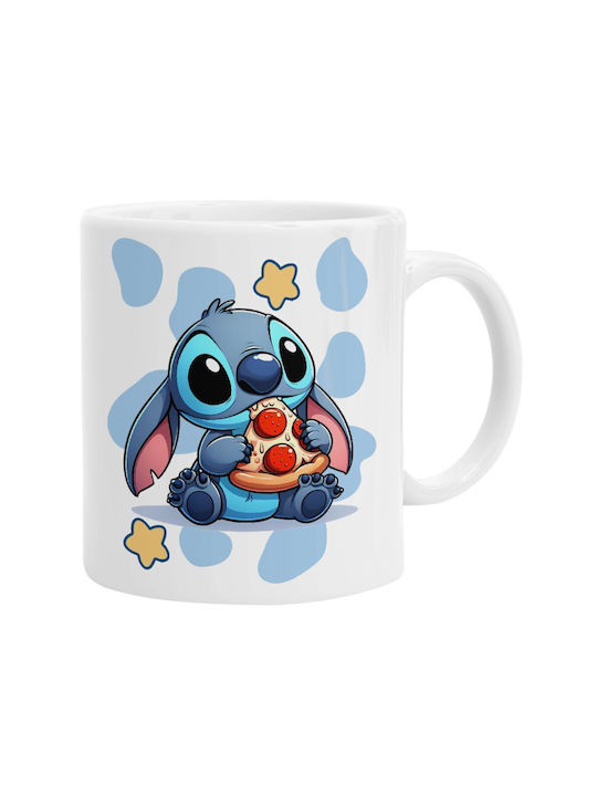 Koupakoupa Cană Ceramică Albă 330ml