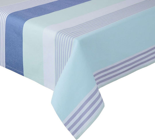 Butlers Τραπεζομάντηλο Βαμβακερό Cool Oasis Μπλε 160x160εκ.