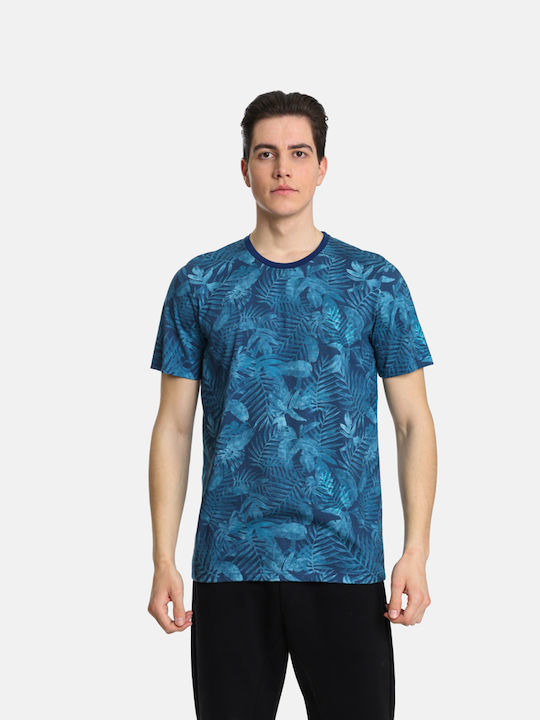 Paco & Co Men's Short Sleeve T-shirt Blue