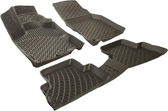 Carro 234272 Fußmatten Matten 3d Gummi Tpe Subaru Forester 07-12 4 Stück Schwarz