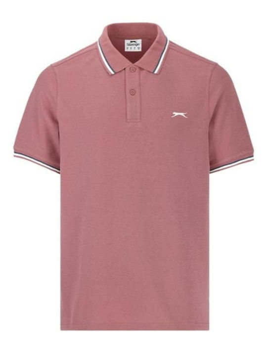 Slazenger Polo Μπλούζα Κοντομάνικη Σομόν