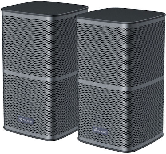 Kisonli X26 2.0 Speakers with Bluetooth 3.5W Black