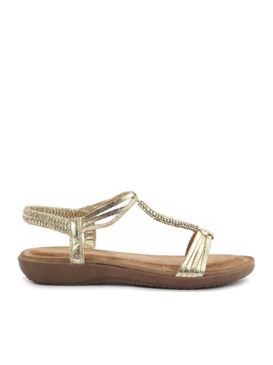 Fshoes Γυναικεία Σανδάλια Χρυσά