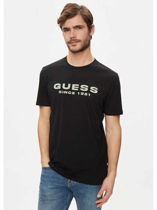 Guess Men's T-shirt BLACK