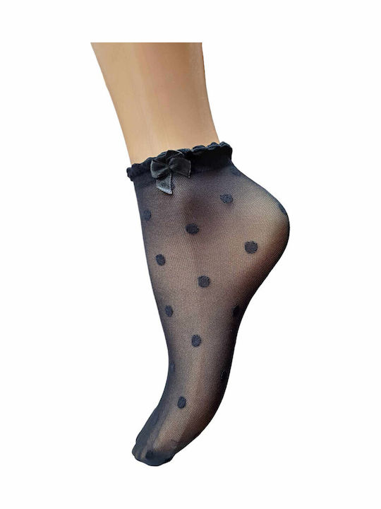 Marilyn Patterned Socks Black