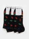 Sock Ing Femei Șosete cu Model BLACK 3Pachet