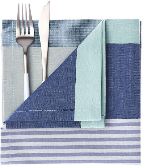 Butlers Handtuch aus 100% Baumwolle in Blau Farbe 41x41cm