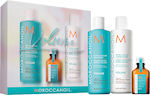 Moroccanoil Spring Volume Set de îngrijire a părului cu Șampon, Balsam și Tratament 4buc