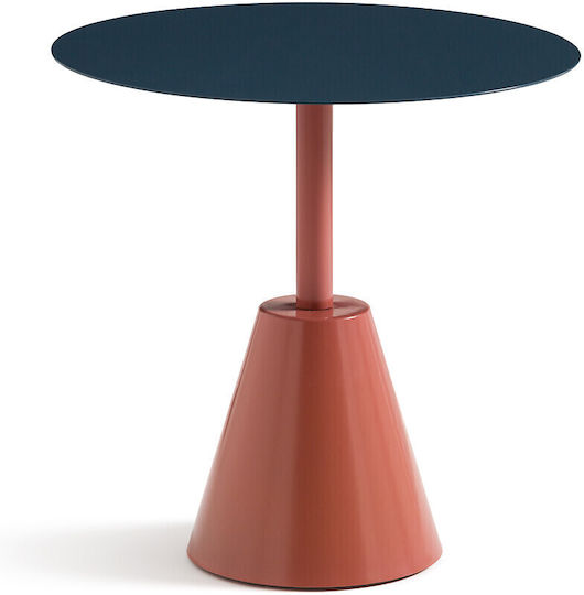 Tisch für kleine Außenbereiche Stabil Blau 70x70x70cm