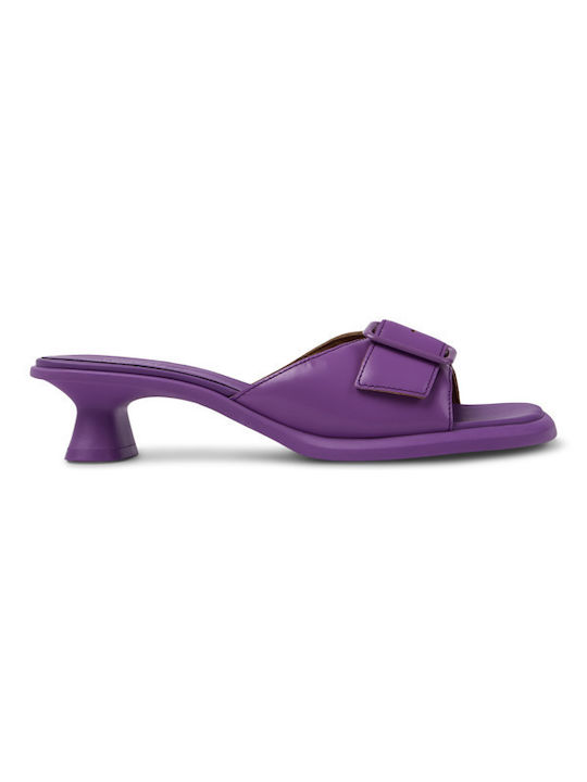 Camper Dina Leder Damen Sandalen in Lila Farbe