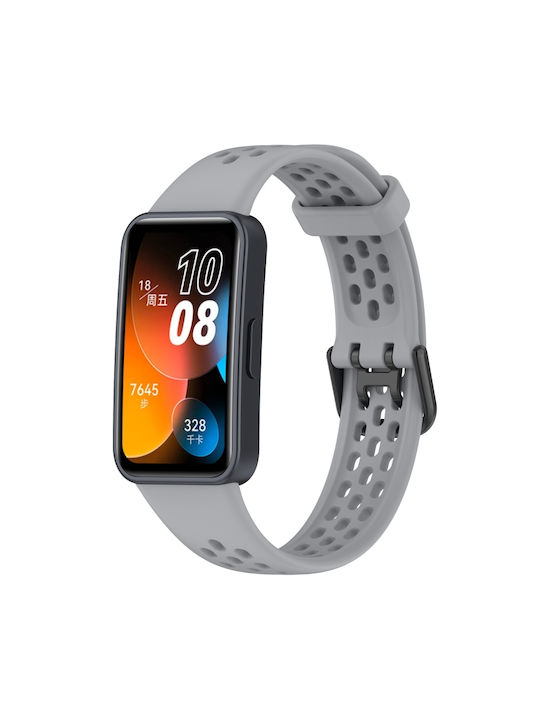 Λουράκι Σιλικόνης Γκρι (Huawei Band 8)