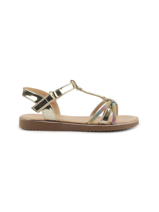 Fshoes Kinder Sandalen Gold