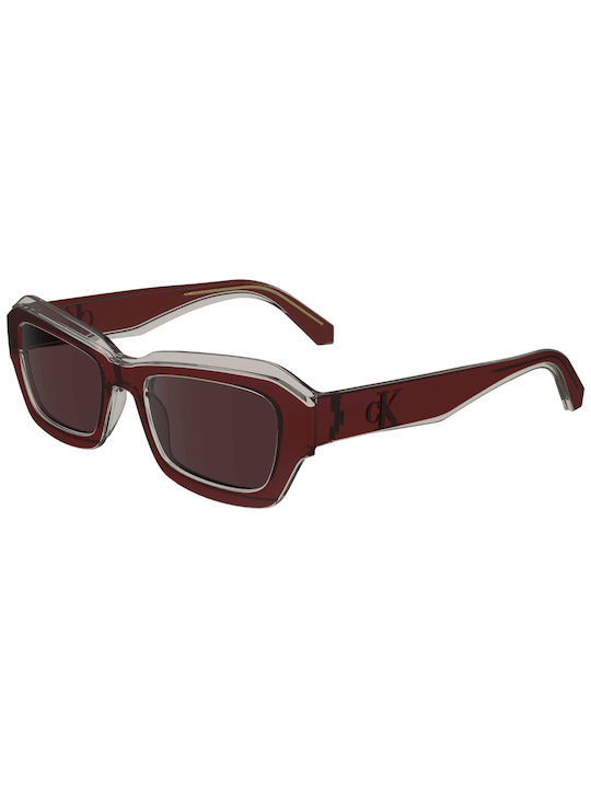 Calvin Klein Unisex Ochelari de soare cu Burgun...