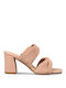 Envie Shoes Mules mit Hoch Absatz in Rosa Farbe