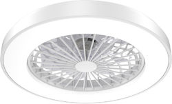 Aca Ceiling Light 50cm With Light White FANOKWH10G Aca Ceiling Light 50cm With Light White FANOKWH10G