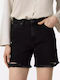 Damen Bermuda Jean Black