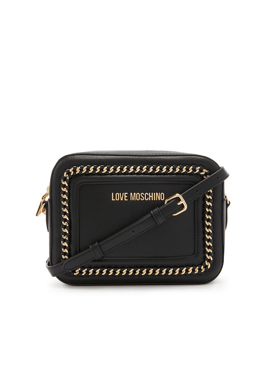 Moschino Damen Tasche Crossbody Schwarz