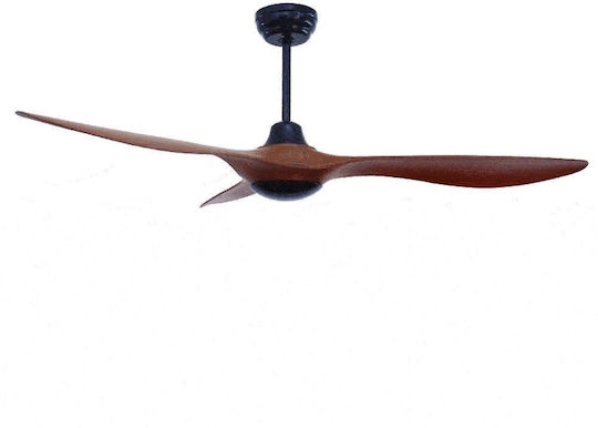 Aca Ceiling Fan 132cm Brown / Black