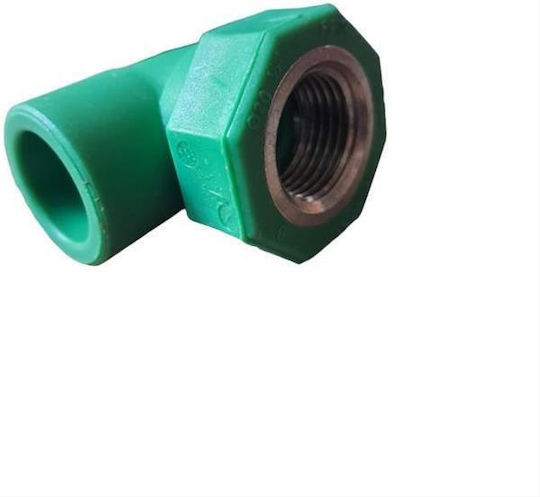 Georgfischer Γωνιακή σύνδεση σωλήνα 1/2" Weiblich Ø20mm 80008
