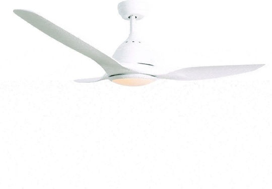 Aca Ανεμιστήρας Οροφής 132cm με Φως Λευκός
