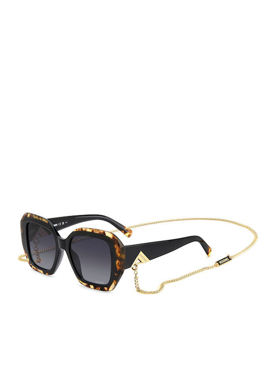Missoni Women's Sunglasses with Brown Tartaruga Plastic Frame and Gray Gradient Lens MIS 0168/G/S WR7/9O