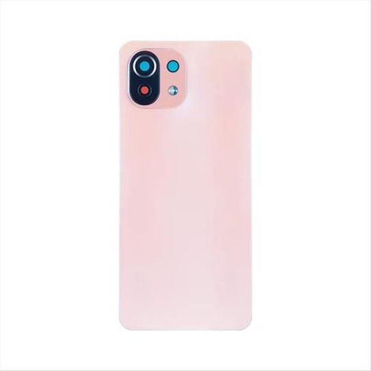 Xiaomi Mi 11 Lite M2101k9ag Заден капак Peach Pink Lens