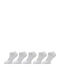 4F Kids' Ankle Socks White