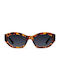 Meller Tigris Women's Sunglasses with Brown Tartaruga Plastic Frame and Black Lens SI-TIGCAR