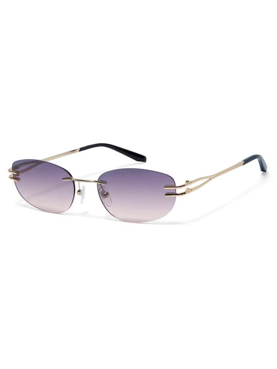 Gigi Barcelona Women's Sunglasses with Gold Met...