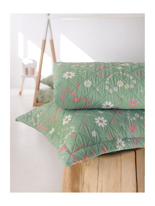 Palamaiki Детски калъф за възглавница 50x70бр Green-pink